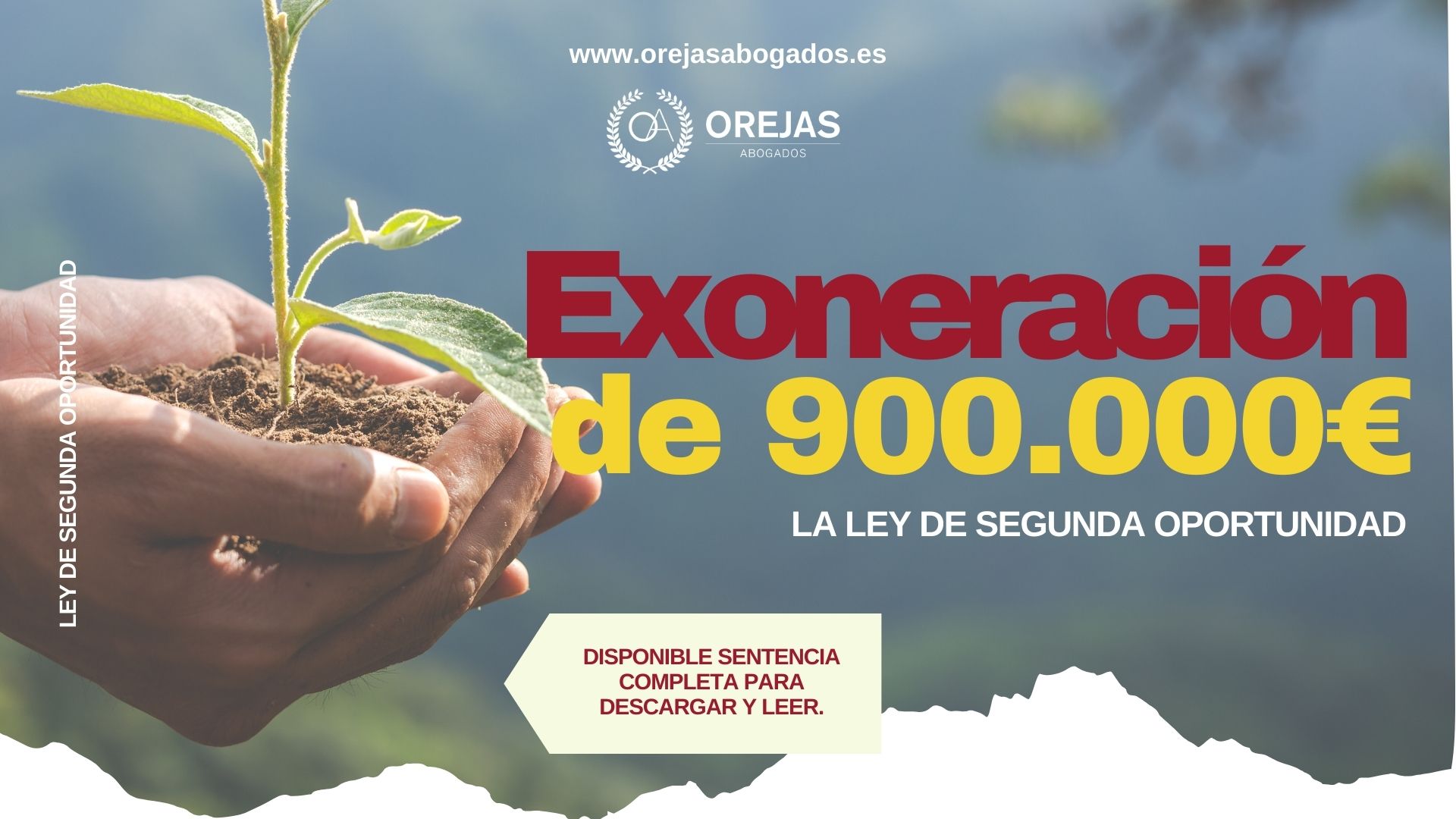 Logramos la exoneración de 900.000€ gracias a la Ley de Segunda Oportunidad.